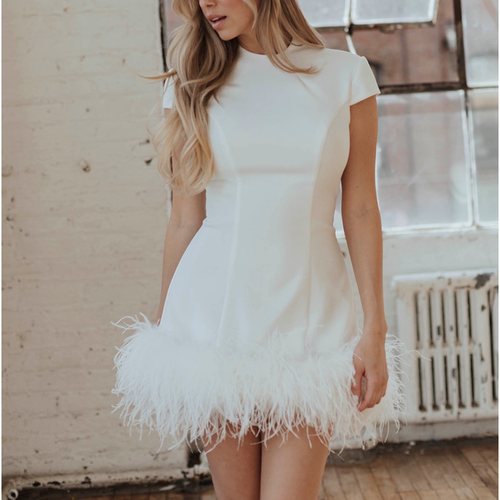 Cosette Little White Reception Dress
